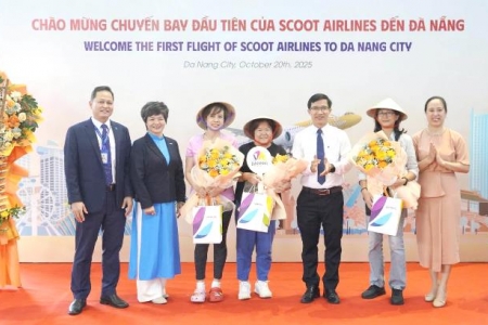 Hãng hàng không Scoot Airlines chính thức khai trương đường bay thẳng Singapore - Đà Nẵng