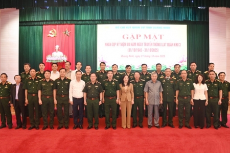 Bộ CHQS tỉnh Quảng Ninh: Gặp mặt nhân dịp kỷ niệm 80 năm Ngày truyền thống LLVT Quân khu 3