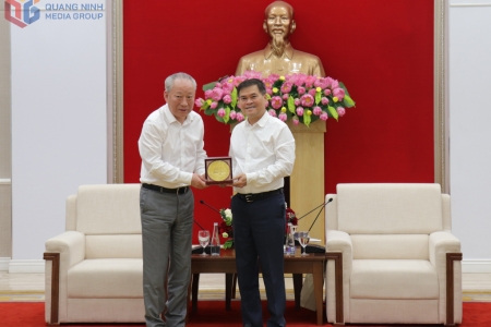 Chủ tịch UBND tỉnh Quảng Ninh tiếp xã giao lãnh đạo Tập đoàn Xây dựng Thái Bình Dương (Trung Quốc)