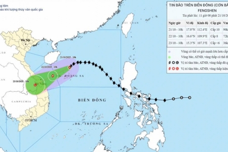 Bão số 12 chỉ còn cách Hoàng Sa 125km, miền Trung sẵn sàng ứng phó mưa lớn