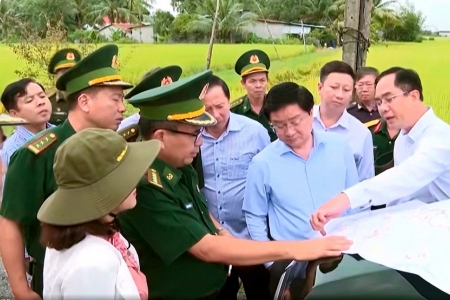 Lãnh đạo Tây Ninh kiểm tra tình hình tuyến biên giới