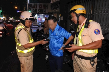 Vi phạm quy định về nồng độ cồn trên địa bàn TP. HCM ngày càng gia tăng