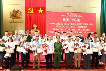 Ninh Bình biểu dương 71 điển hình tiên tiến trong công tác phòng cháy, chữa cháy và cứu nạn, cứu hộ