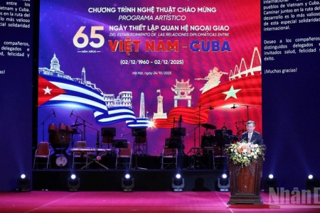 Đêm nghệ thuật thắt chặt tình hữu nghị Việt Nam - Cuba nhân kỷ niệm 65 năm thiết lập quan hệ ngoại giao