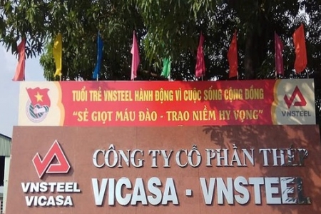 Thép Vicasa - VNSteel có cổ đông lớn mới gia nhập