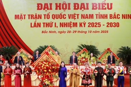 Khai mạc trọng thể Đại hội đại biểu MTTQ Việt Nam tỉnh Bắc Ninh lần thứ I, nhiệm kỳ 2025-2030