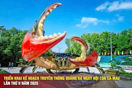Ngày hội Cua Cà Mau – Lần thứ II năm 2025 với chủ đề “Cua Cà Mau: Hương rừng – Vị biển”