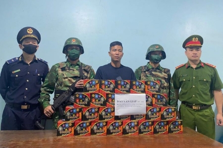 Hà Tĩnh: Khởi tố đối tượng vận pháo qua Cửa khẩu quốc tế Cầu Treo