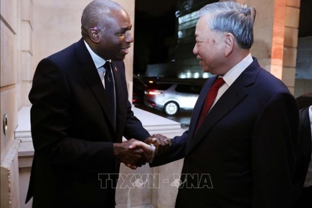 Tổng Bí thư Tô Lâm gặp Phó Thủ tướng Anh David Lammy