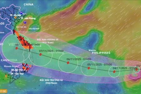 Tin mới nhất về bão Kalmaegi, được dự báo giật tới cấp 17 khi vào biển Đông