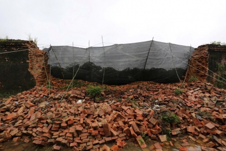 Trung tâm Bảo tồn Di tích Cố đô Huế thông tin về đoạn tường Hoàng Thành đổ sập do lũ lụt