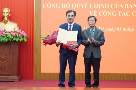 Ông Nguyễn Lương Bình làm Trưởng Ban Tổ chức Tỉnh ủy Quảng Trị