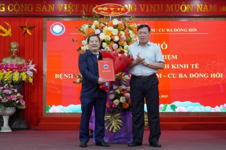 Công bố Quyết định bổ nhiệm Phó Giám đốc Bệnh viện Hữu nghị Việt Nam - Cu Ba Đồng Hới