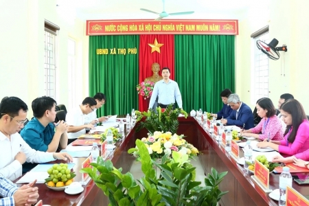 Phó Bí thư Thường trực Tỉnh ủy Thanh Hóa thăm, làm việc tại xã Thọ Phú