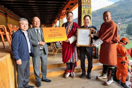 T&T Group, Ngân hàng SHB tham dự Đại lễ Cầu nguyện hòa bình thế giới tại Bhutan