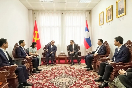 Vinachem làm việc với Bộ trưởng Bộ Công Thương Lào: Quyết tâm đẩy nhanh tiến độ Dự án Muối mỏ Kali