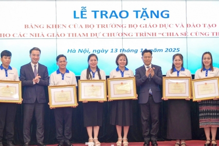 3 nhà giáo vượt khó ở Thanh Hóa được tuyên dương tại chương trình tri ân cấp quốc gia