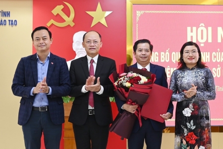 Ông Bùi Nhân Sâm làm Giám đốc Sở GD&ĐT Hà Tĩnh