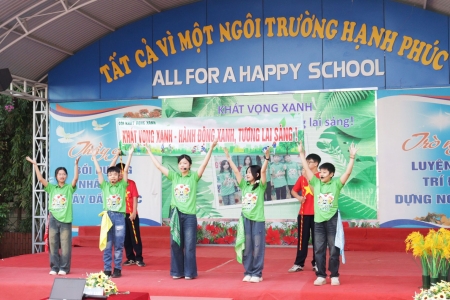 Trường THCS Lê Chân tổ chức thành công chuyên đề cấp thành phố “Hành động xanh - Tương lai sáng”