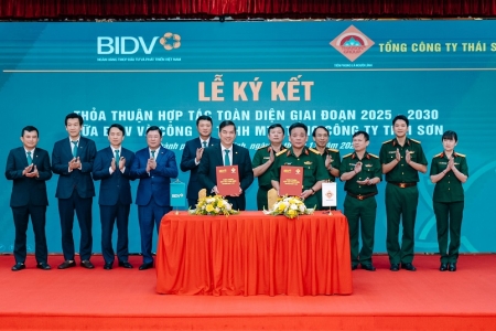 BIDV và Tổng Công ty Thái Sơn triển khai hợp tác toàn diện