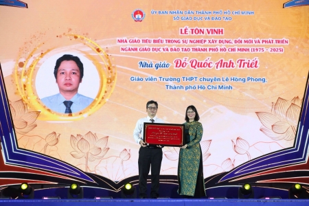 TP. HCM tôn vinh nhà giáo tiêu biểu qua 50 năm đổi mới giáo dục