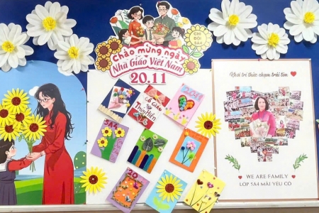 Hà Nội: Lớp học rực rỡ, ấm áp trong Ngày Nhà giáo Việt Nam 20/11