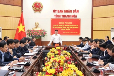 Thanh Hóa: Ký cam kết tiến độ giải phóng mặt bằng các dự án hạ tầng kỹ thuật cụm công nghiệp