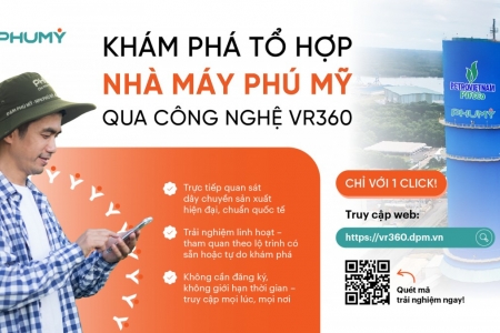 PVFCCo - Phú Mỹ ra mắt nền tảng tham quan tổ hợp Nhà máy Phú Mỹ trực tuyến