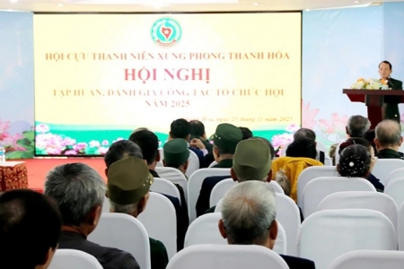 Thanh Hóa: Tập huấn đánh giá công tác Hội Cựu Thanh niên xung phong năm 2025