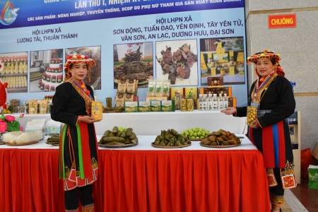 Trưng bày, kết nối tiêu thụ sản phẩm tiêu biểu tại Đại hội đại biểu Phụ nữ tỉnh Bắc Ninh