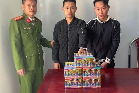 Công an Phú Thọ thu giữ 8,6kg pháo lậu trong đêm