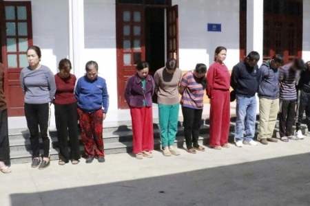 Công an Nghệ An triệt phá ổ nhóm đánh bạc lưu động trong rừng