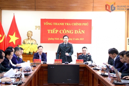 Tổng Thanh tra Chính phủ tiếp công dân tại Quảng Ninh
