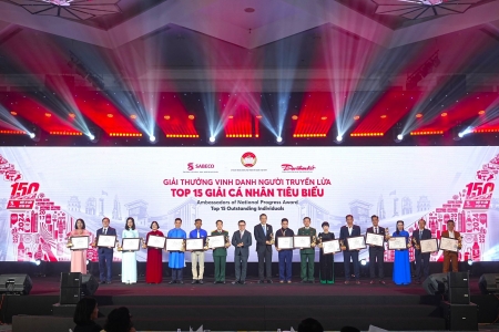 Ủy ban Trung ương MTTQ Việt Nam cùng Sabeco và báo Đại Đoàn Kết công bố top 15 gương mặt truyền lửa