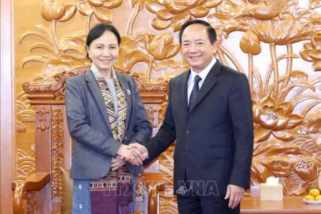 Việt Nam - Lào làm sâu sắc hợp tác về công tác mặt trận, dân vận và tôn giáo