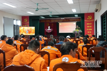 Công ty Điện lực Thái Nguyên nâng cao năng lực ứng phó cháy nổ cho hơn 300 cán bộ công nhân viên