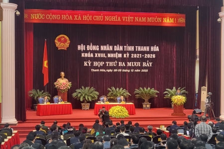 Khai mạc trọng thể Kỳ họp thứ 37, HĐND tỉnh Thanh Hóa khóa XVIII