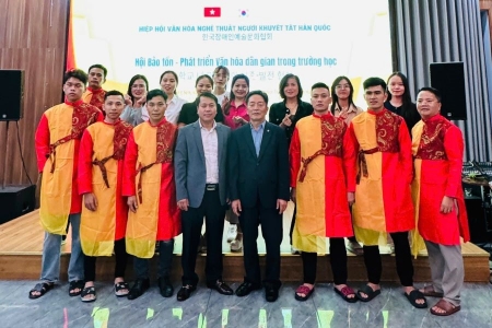 Giao lưu văn hóa nghệ thuật Việt - Hàn: Bảo tồn và lan tỏa giá trị văn hóa dân gian