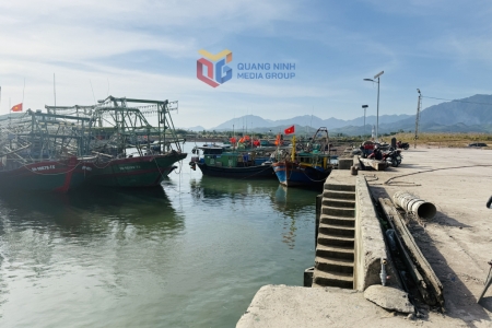 Quảng Ninh sớm đầu tư mở rộng khu neo đậu tàu thuyền xã Đường Hoa