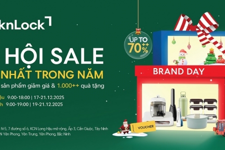 Lễ hội sale lớn nhất năm “LocknLock Brand Day” trở lại đường đua dịp Giáng sinh