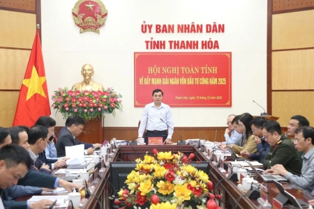 Thanh Hóa đứng thứ 3 toàn quốc về kết quả giải ngân vốn đầu tư công theo kế hoạch Chính phủ giao