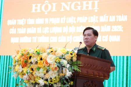 An Giang: Quán triệt tình hình vi phạm kỷ luật, pháp luật và định hướng tư tưởng cho cán bộ, chiến sĩ