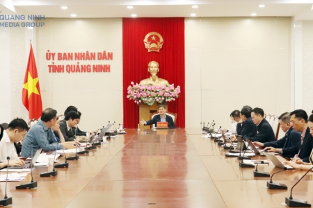 UBND tỉnh Quảng Ninh họp triển khai các nhiệm vụ thuộc lĩnh vực tài chính, ngân sách, đầu tư và liên kết vùng