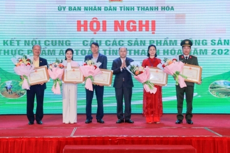 Kết nối cung - cầu các sản phẩm nông sản, thực phẩm an toàn tỉnh Thanh Hóa năm 2025