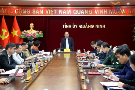 Hội nghị kiểm điểm các tập thể, cá nhân Ủy viên Ban Thường vụ Tỉnh ủy Quảng Ninh