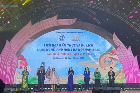 Hà Nội khai mạc Liên hoan Ẩm thực và Du lịch làng nghề, phố nghề 2025