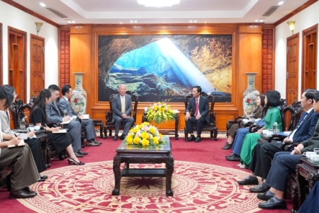 Quảng Trị thúc đẩy hợp tác đầu tư hạ tầng với Tập đoàn Xây dựng Thái Bình Dương