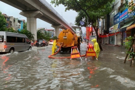 Hà Nội giải quyết úng ngập trước mùa mưa 2026