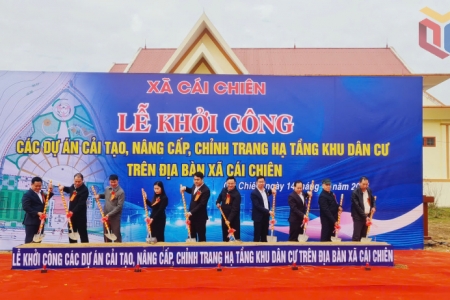 Quảng Ninh: Xã Cái Chiên khởi công 5 công trình chỉnh trang hạ tầng khu dân cư
