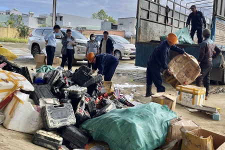 Gia Lai tiêu huỷ một lượng hàng hoá trị giá trên 875 triệu đồng